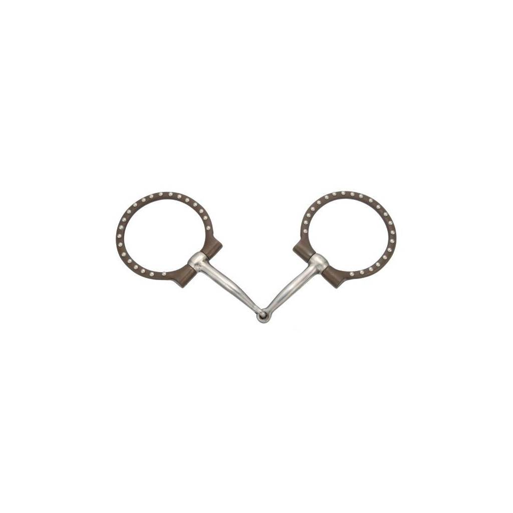 Kelly Silver Star Off-Set Dee with Dots Snaffle