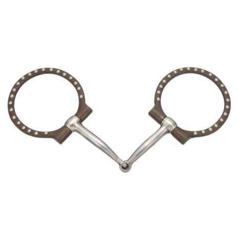 Kelly Silver Star Off-Set Dee with Dots Snaffle