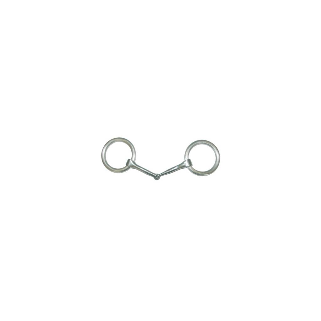 Metalab Performer Stainless Steel Brushed O-Ring Snaffle Bit