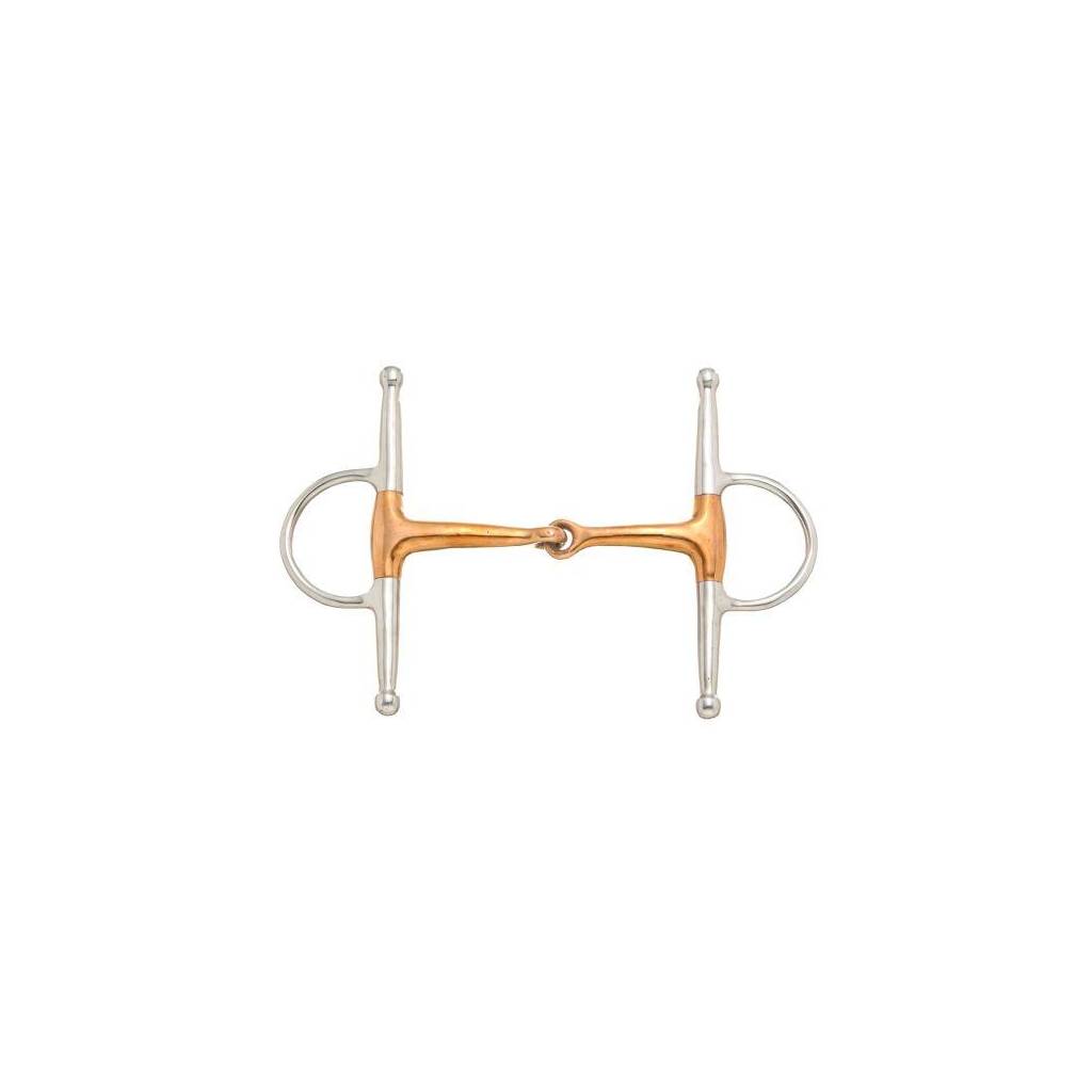 Kelly Silver Star Copper Mouth Full Cheek Snaffle