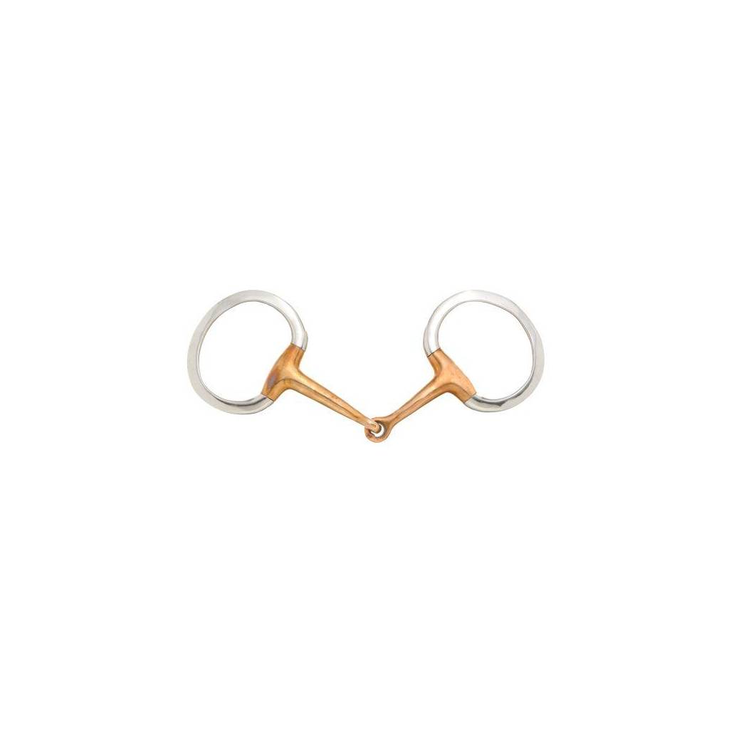 Kelly Silver Star Copper Mouth Eggbutt Snaffle