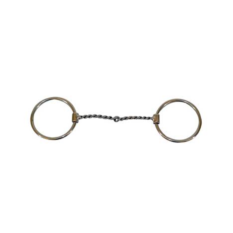 Metalab Stainless Steel Ring Snaffle Bit