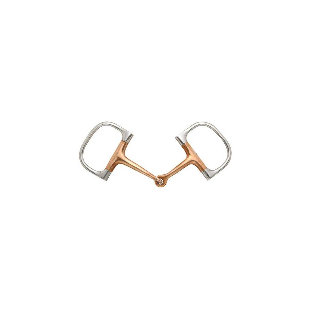 Kelly Silver Star Copper Mouth Barrel D Ring Snaffle