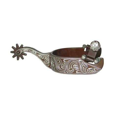 Metalab Antique Floral Engraved Spur