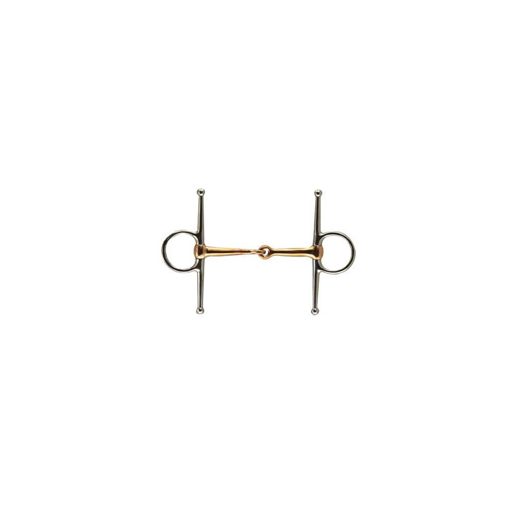 Coronet Copper Mouth Full Cheek Snaffle Bit