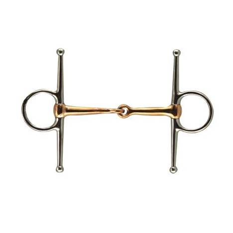 Coronet Copper Mouth Full Cheek Snaffle Bit