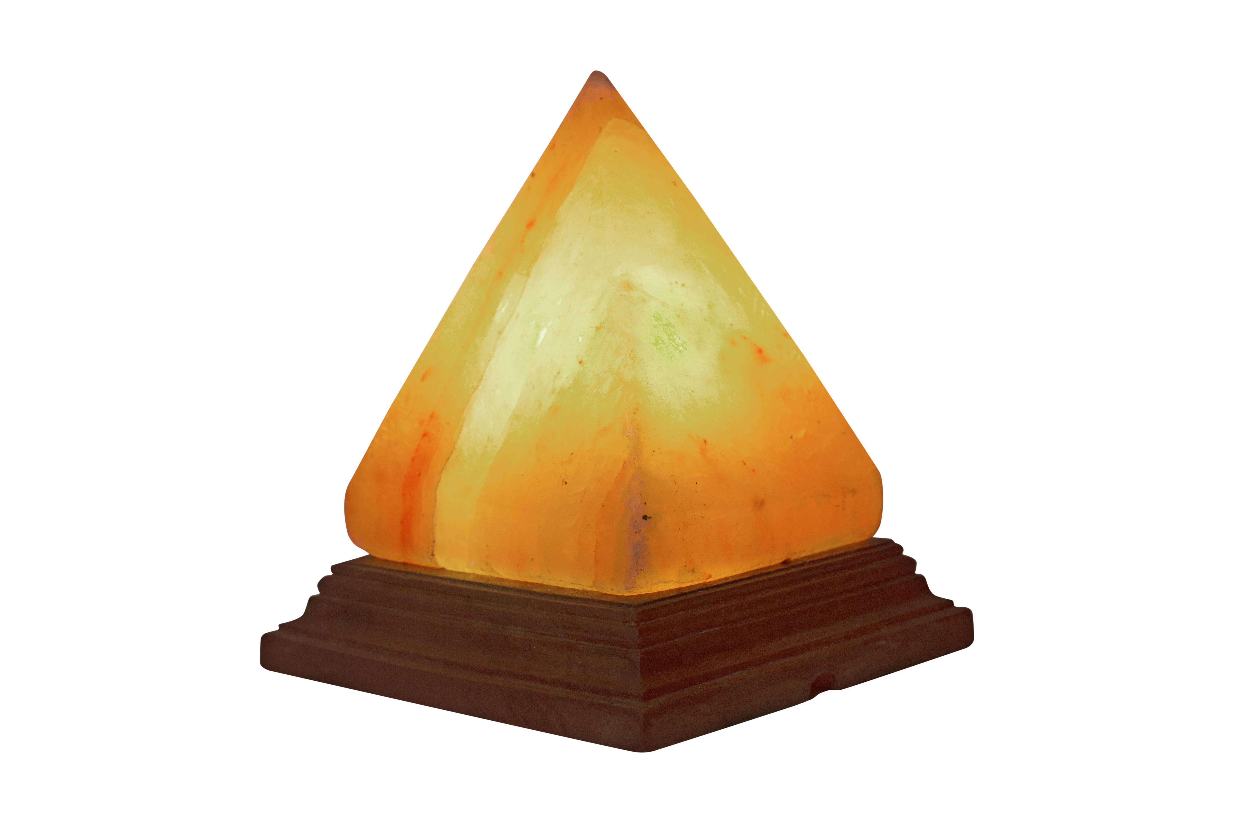 Himalayan Rock Salt Pyramid Lamp