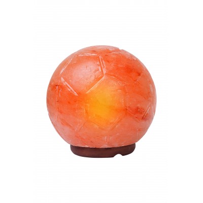 Himalayan Rock Salt Soccer Ball Lamp