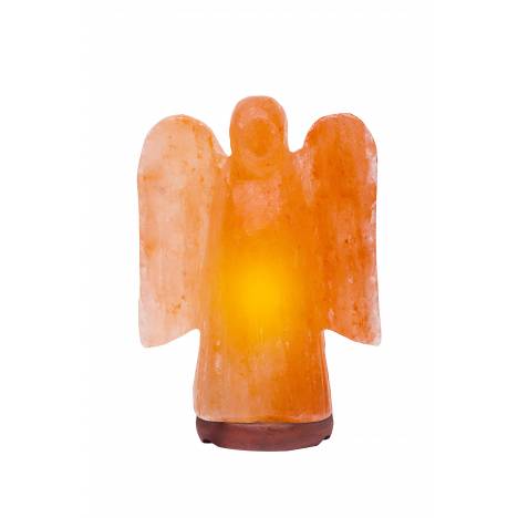 Himalayan Rock Salt Large Angel Lamp