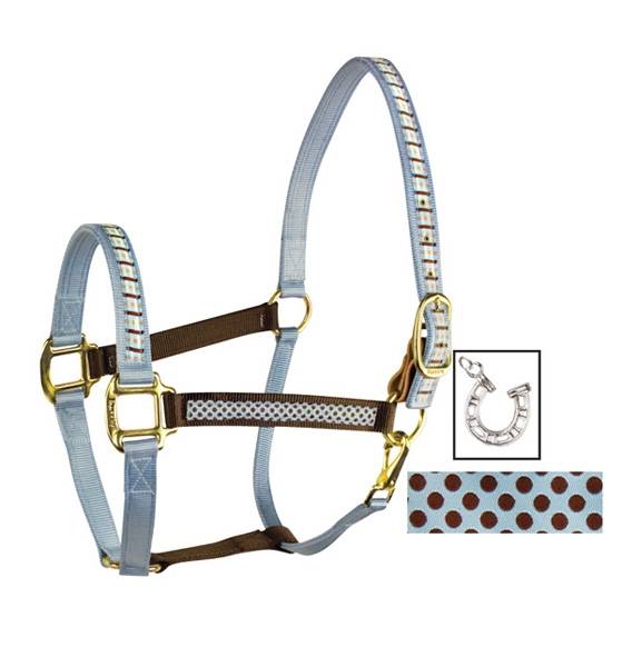 Perris Duo Color Ribbon Halter