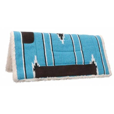 Tough-1 Square Saddle Pad/Fleece Bottom