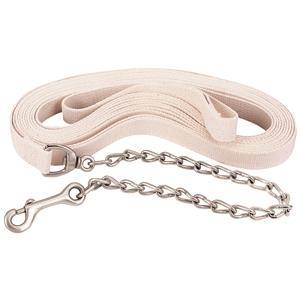 Weaver Flat Cotton Lunge Line with Chain and Snap