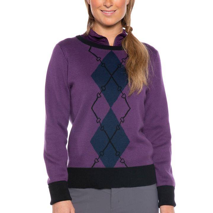 4-101153 Kerrits Ladies Double Diamond Sweater sku 4-101153