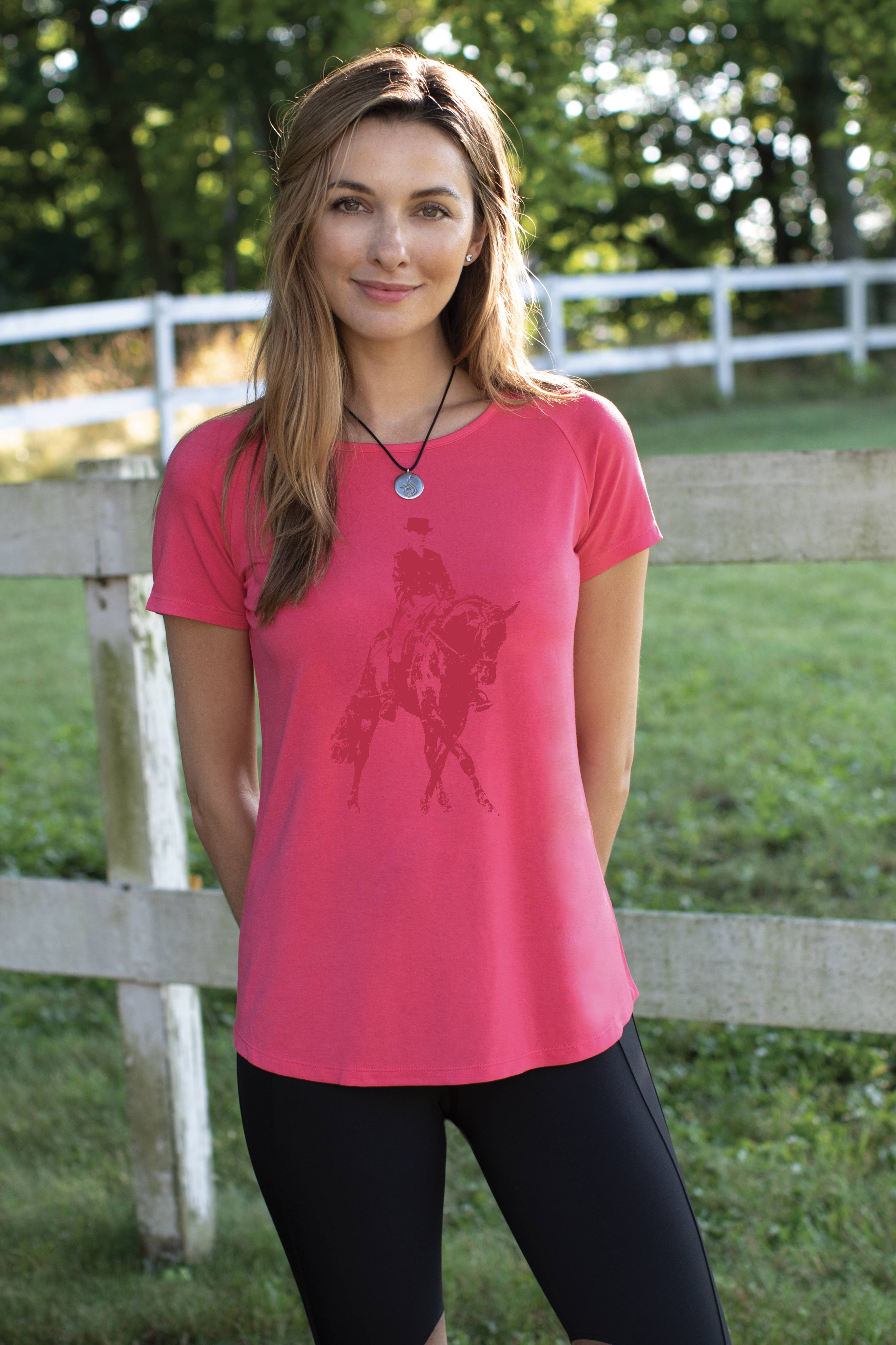 Chestnut Bay Ladies Spirit Discipline Tee - Dressage