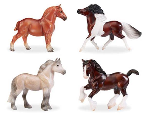 Breyer Stablemate Pony and Draught Set