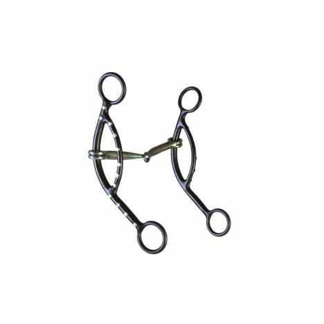 Westen AT Dot Snaffle Long Sliding Gag Bit