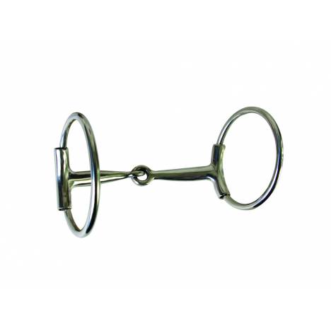 Western Pinchless Snaffle O-Ring Bit