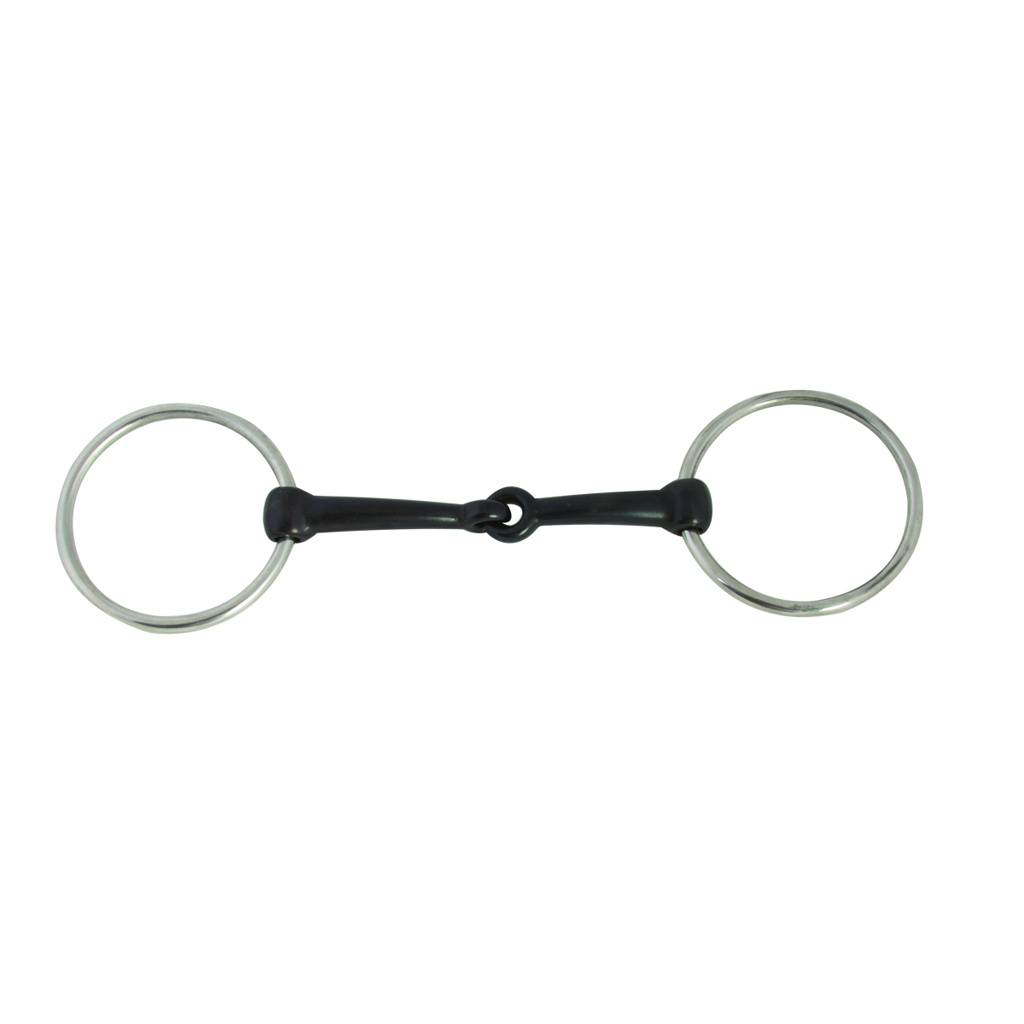 Western SS Sweet Iron Snaffle O-Ring Bit