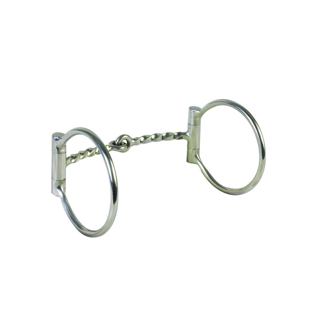 Western SS Twist Snaffle D-Ring Bit