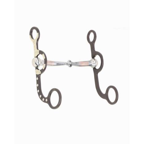 Western AT Silver Dot Snaffle Argentine Bit