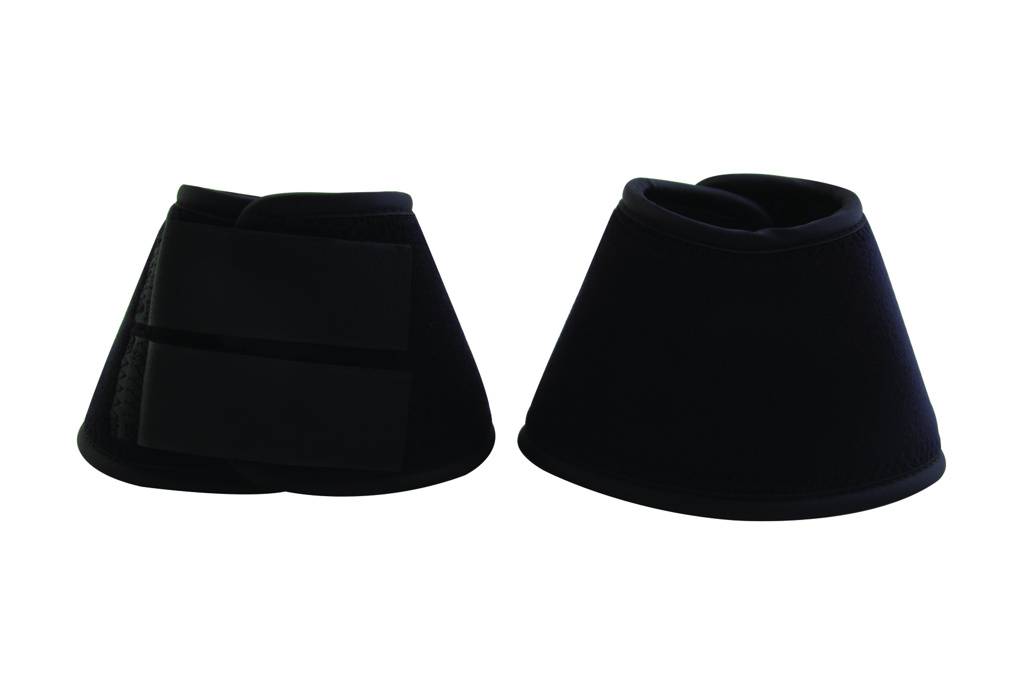 Basic No Turn Overreach Bell Boots Black Large