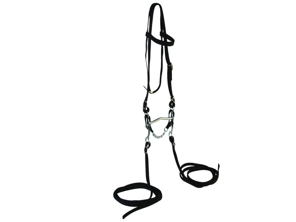 Western Poly Browband Headstall Set with Reins