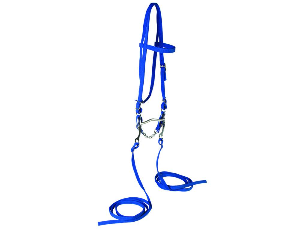 Western Poly Browband Headstall Set with Reins