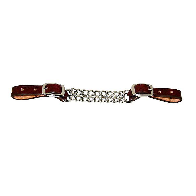 Western Double Chain Curb Strap