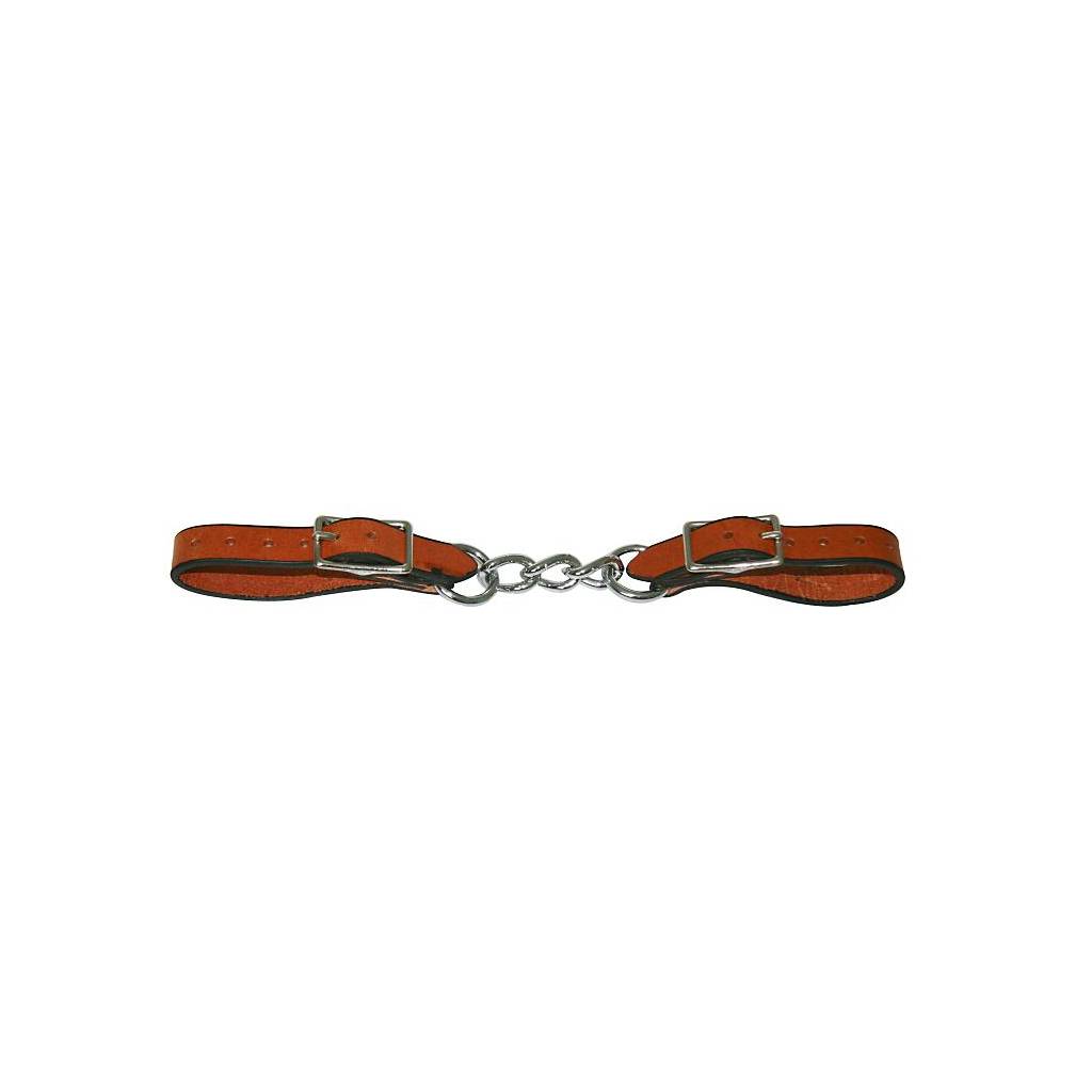 Western Single 3-Link Curb Strap