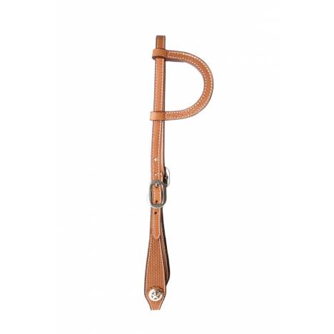 Western Texas Star Wide Cheek Single Ear Headstall