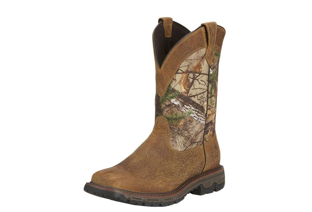 Ariat Mens Conquest PullOn Waterproof Hunting Boots