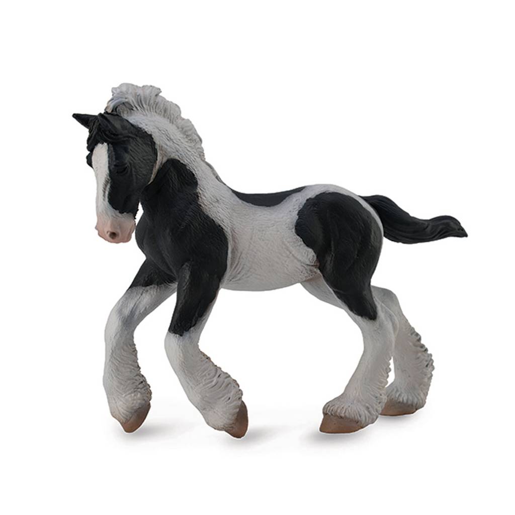 Breyer by CollectA - Black & White Piebald Gypsy Foal