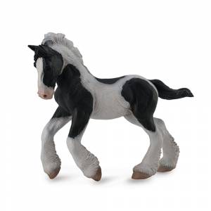 Breyer by CollectA - Black & White Piebald Gypsy Foal