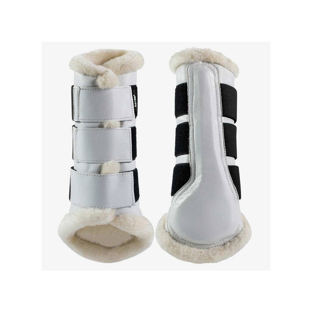 Horze Wilton Faux Fur Brushing Boots