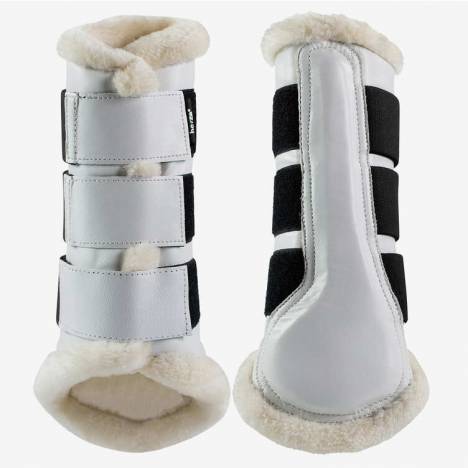 Horze Wilton Faux Fur Brushing Boots