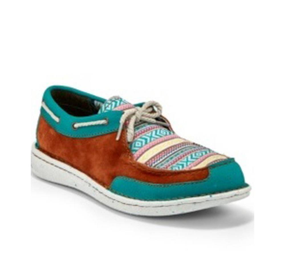 Justin Ladies Easy Rider Boatie Slip On Shoes