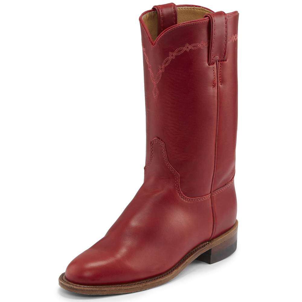 justin boots round toe boots