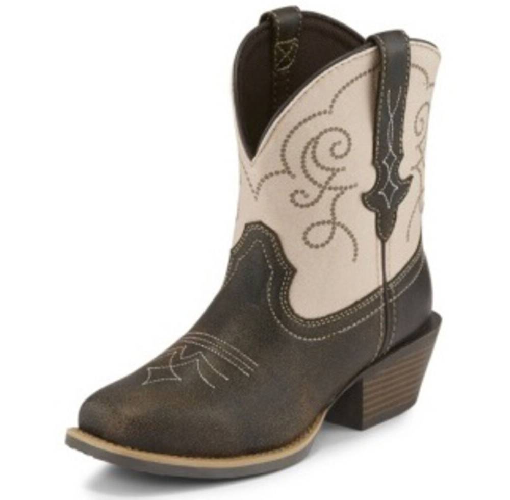 Justin Ladies Chellie Quake Narrow Square Toe Boots