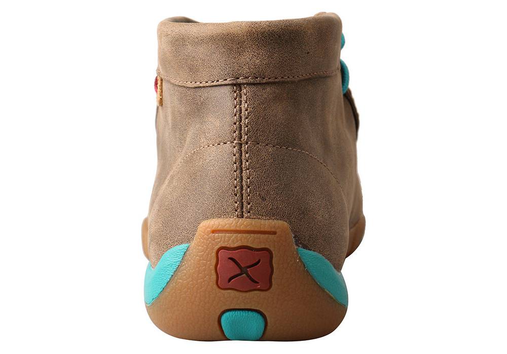 twisted x women's tooled chukka driving mocs
