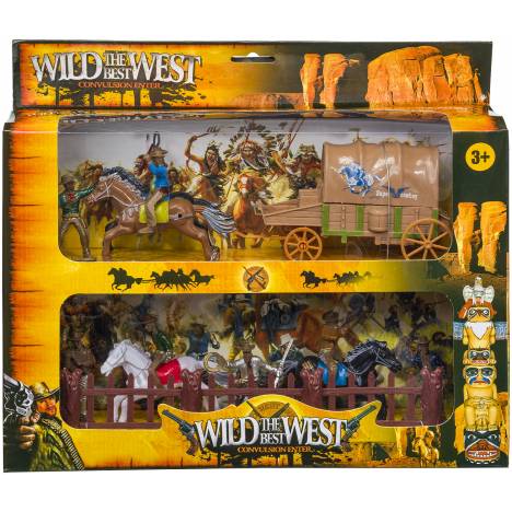 Gift Corral The Best Wild West Cowboys and Stagecoach Play Set