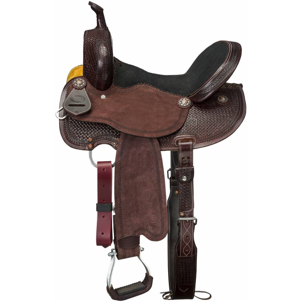 Tough-1 Greeley Round Skirt Barrel Saddle