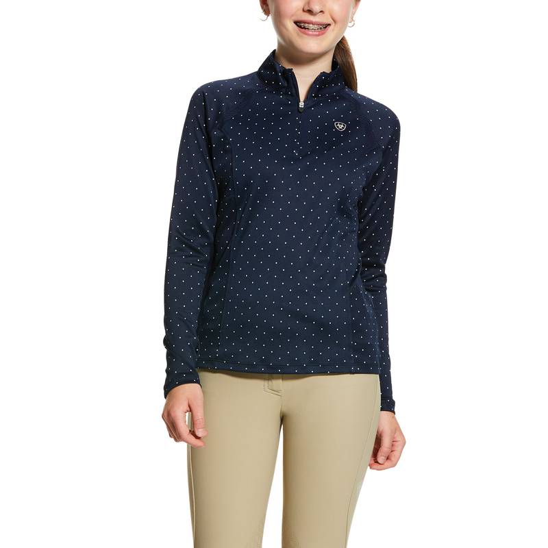 Ariat Kids Sunstopper 2.0 1/4 Zip Baselayer Shirt