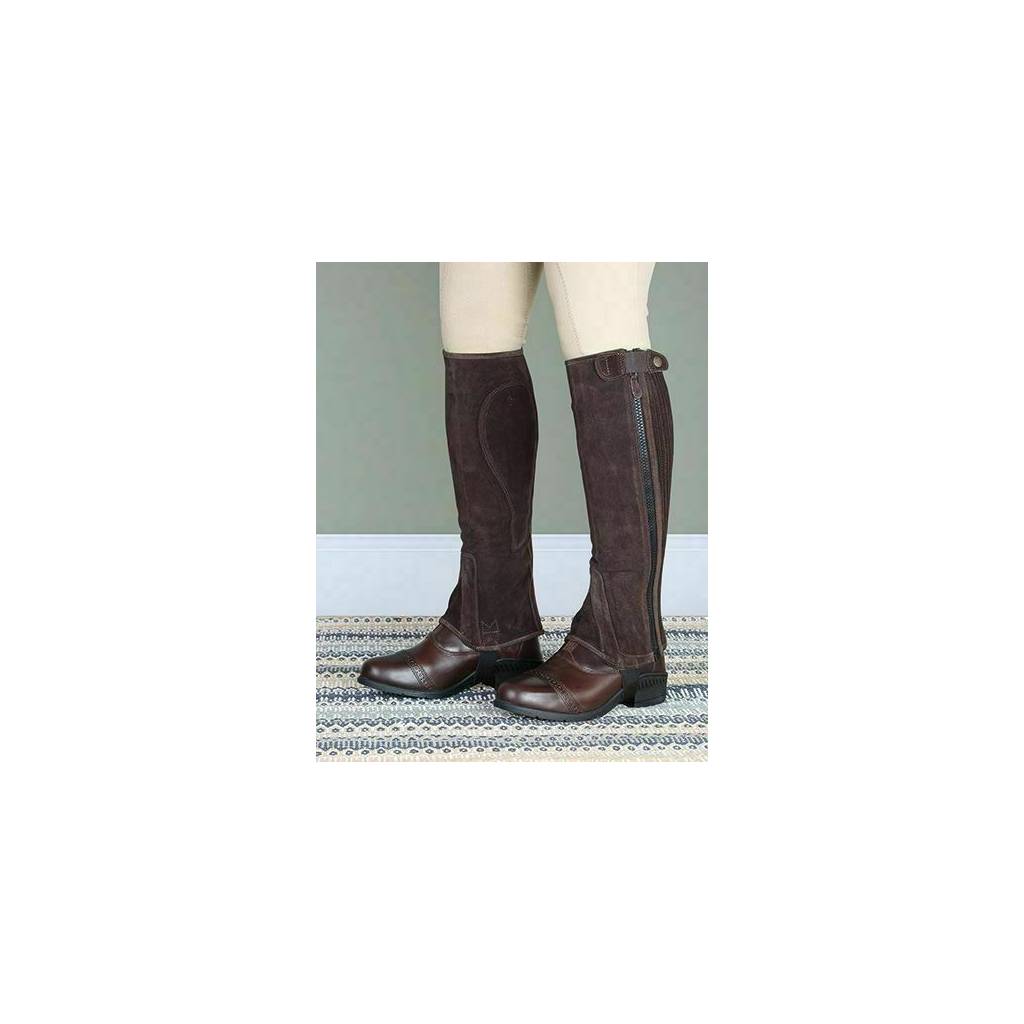 Shires Moretta Unisex Suede Half Chaps