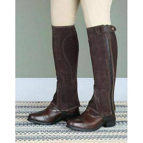 Shires Moretta Unisex Suede Half Chaps