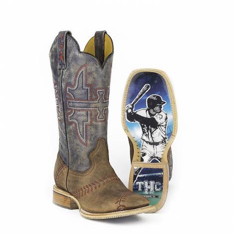 Tin Haul Mens Boots - Slugger With Field of Dreams Sole