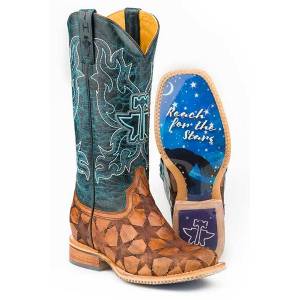 Tin Haul Ladies Boots - Wish Upon A Star With Dream Rider Sole