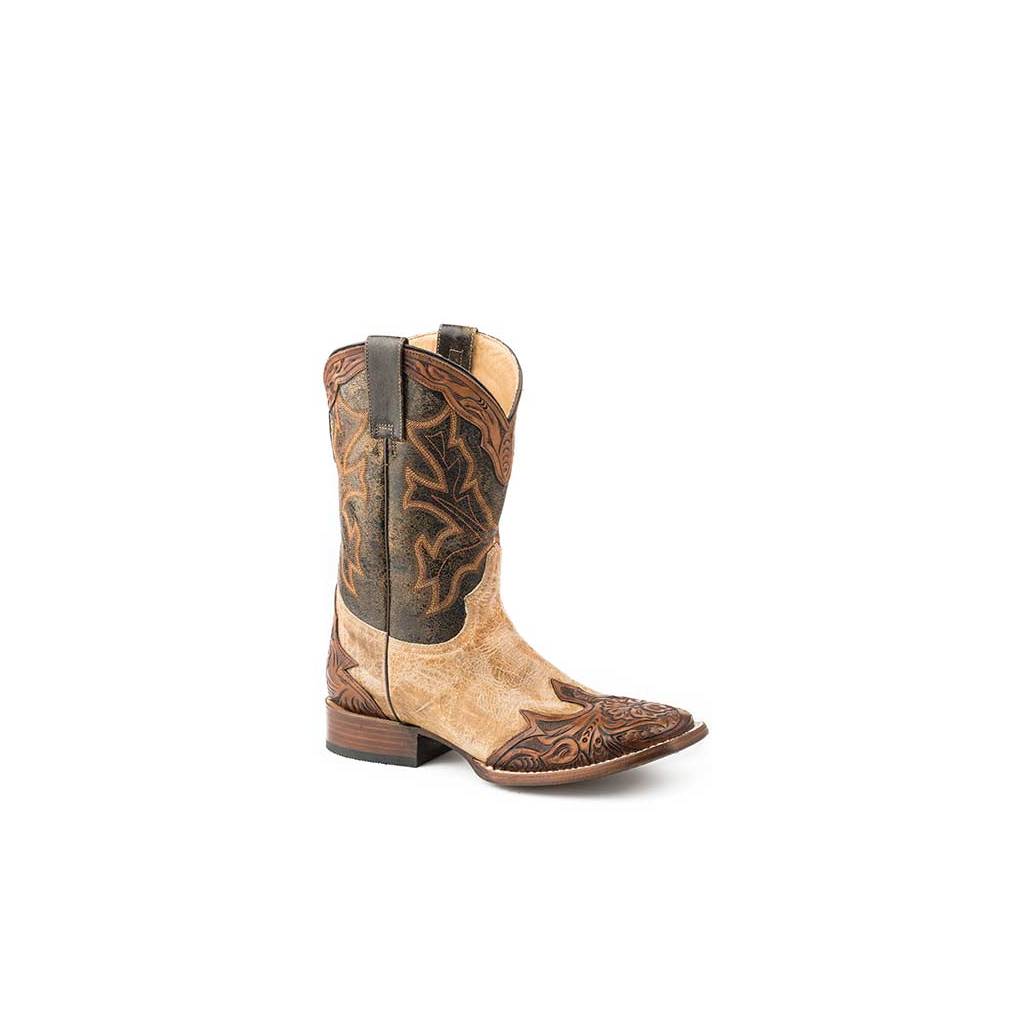 Stetson Mens Julian Square Toe Boots