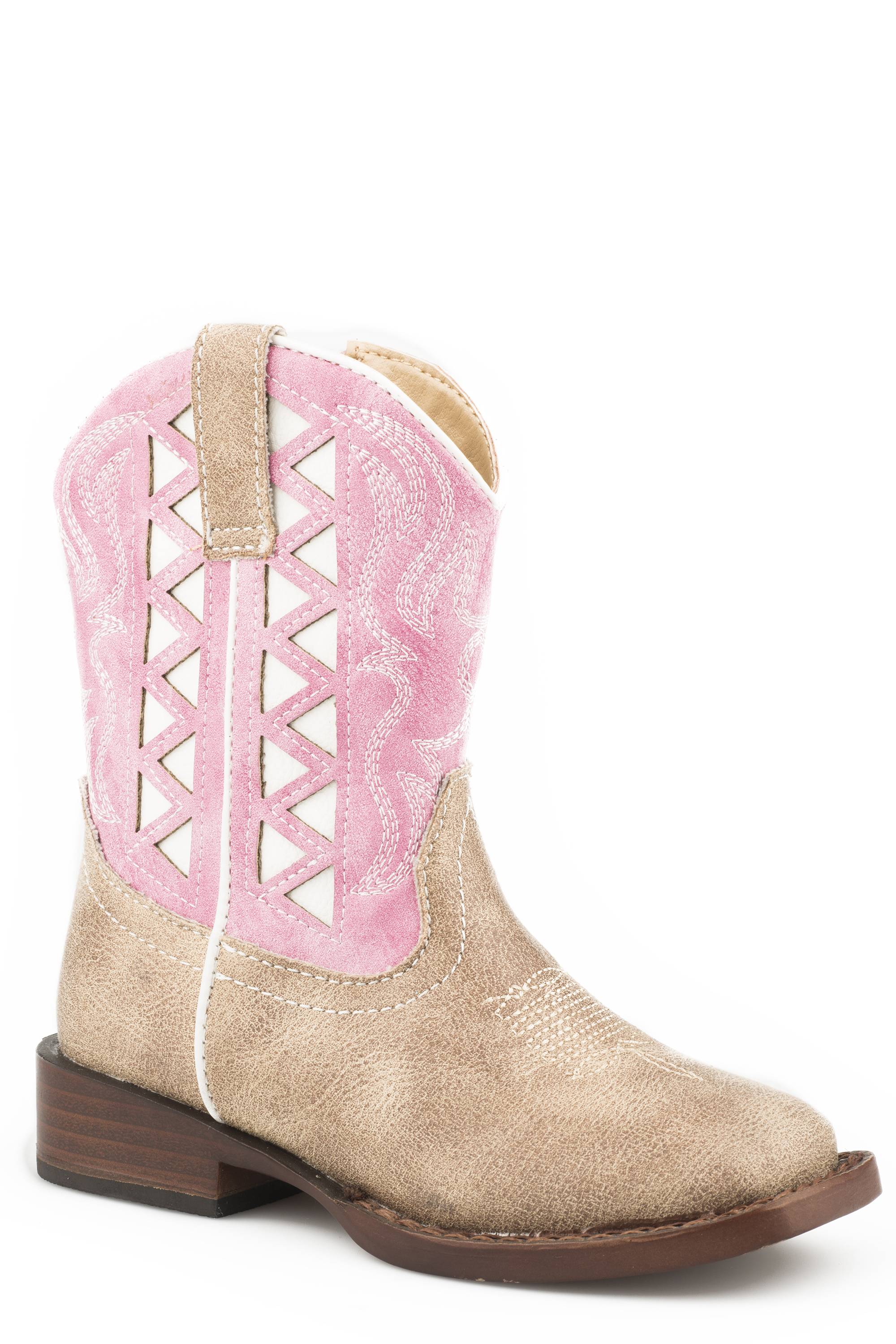 4-134104 Roper Lacy - Toddler - Brown/Pink sku 4-134104