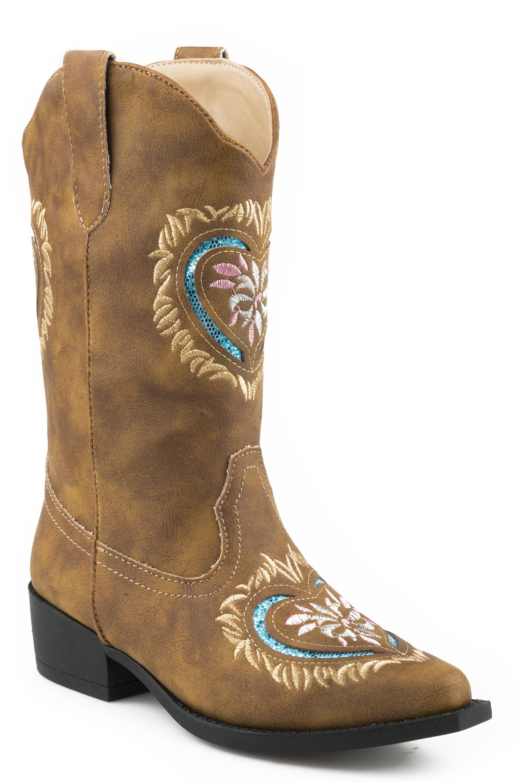 4-134323 Roper Kids Daisy Heart Boots sku 4-134323