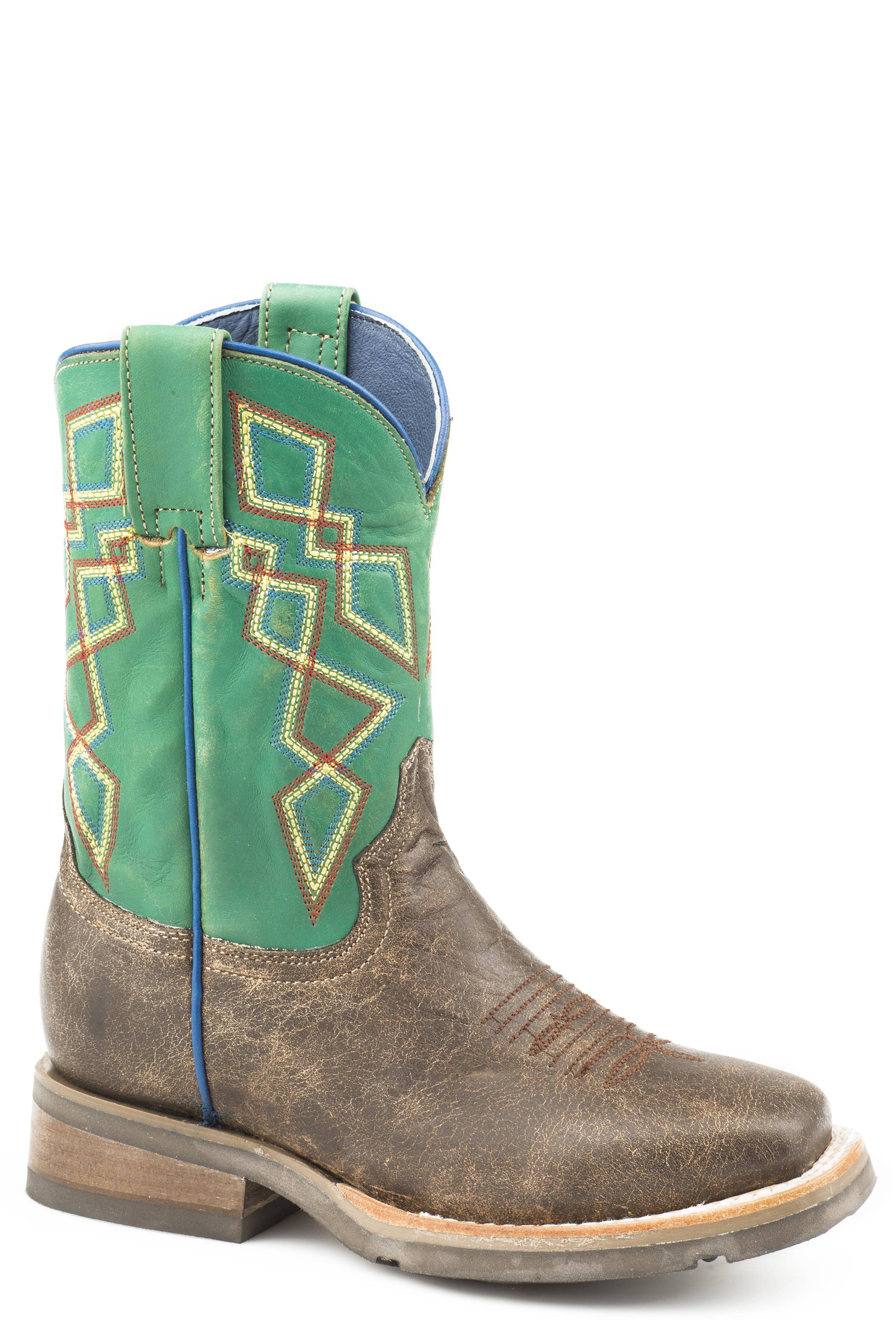 Roper American Camo Western Boots-Kids